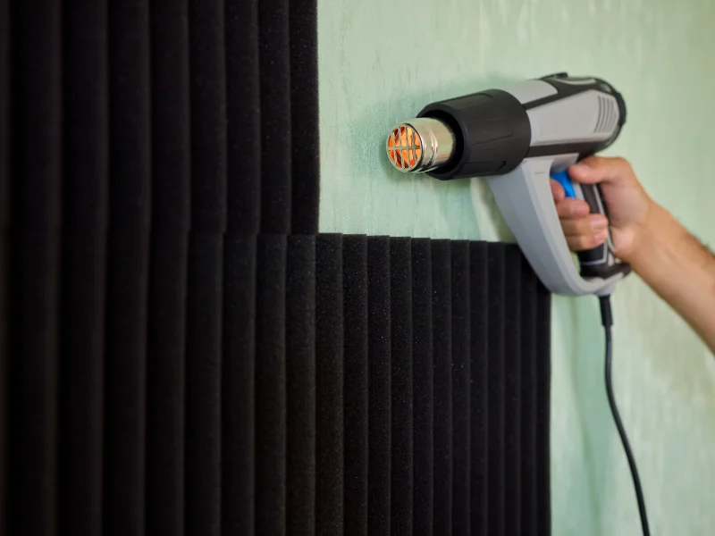 installation-of-sound-absorbing-panels